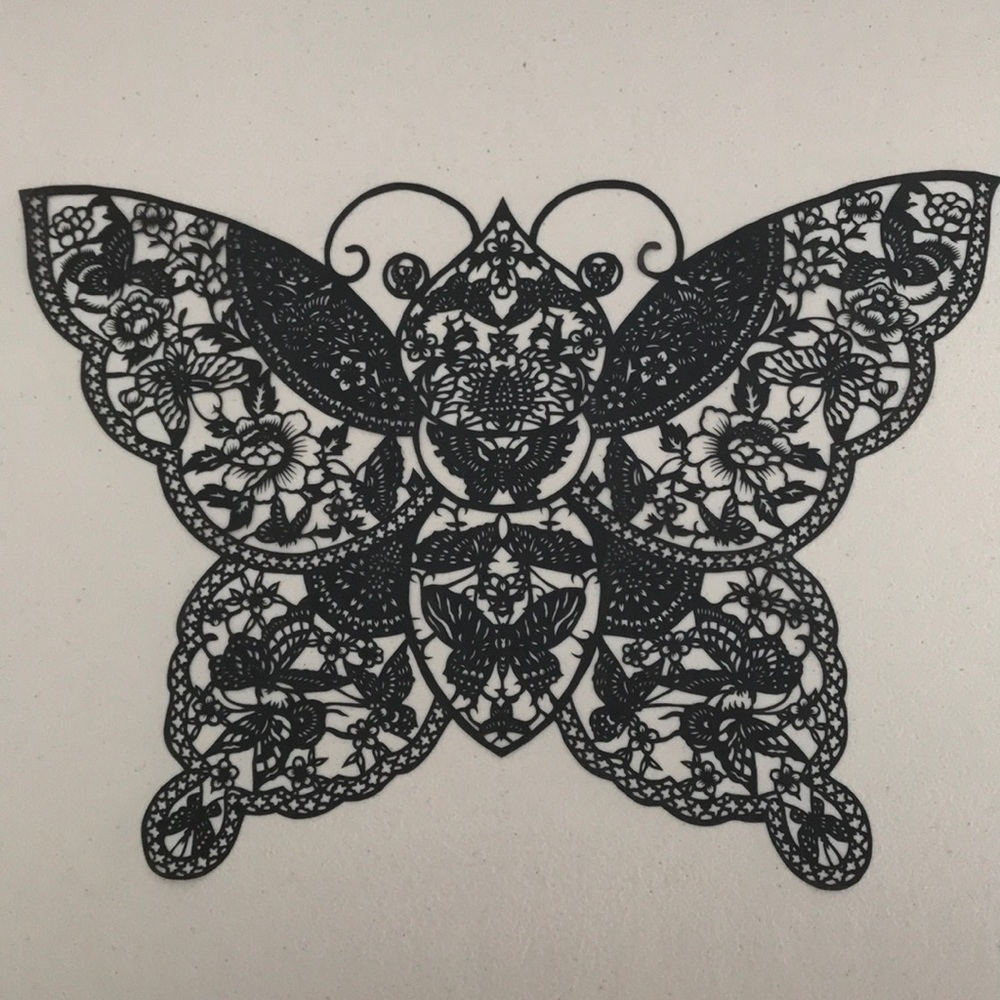 💖 Handmade PaperCut Silhouette Scherenschn…